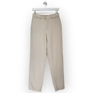 Vintage 90s Dockers Khaki Pants High Rise Straight Leg Trousers 4 Y2K